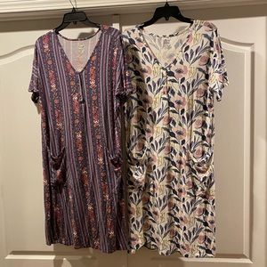 2 Milkmaid Goods Nursing Dresses, Size S/M